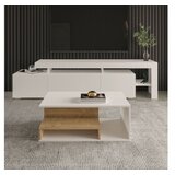 Hanah home Sto za dnevnu sobu Vera Mini White Sapphire Oak Cene