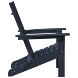 vidaXL Zložljivi Adirondack stoli 2 kosa Mornarsko modra 74.5x80.5x90 cm HDPE | Shoptok.si