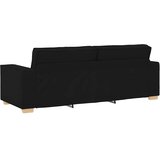  Trosjed Kauč Crni 220x78x84 cm Tkanina | Eponuda.com