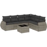  7-dijelni set vrtnih sofa sivi od poliratana | shoptok.hr