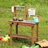  Spoljna drvena kuhinja sa dodacima za igru u pesku i blatu 05 - ECOTOYS | Eponuda.com