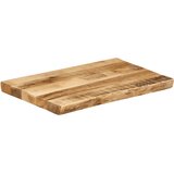 Stolna ploča sa živi rub 50x40x2,5 cm masivno grubo drvo manga | shoptok.hr