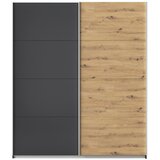Modern Living Omara Z Drsnimi Vrati Feldkirch, Antracit Slike