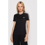 Adidas Majica Loungewear Essentials 3-Stripes GL0784 Črna Slim Fit