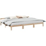 vidaXL Obiteljski okvir kreveta bez madraca 240x200 cm Puno drvo Bor | shoptok.hr
