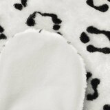  Tepih Leopard od Pliša 139 cm Bijeli | Eponuda.com