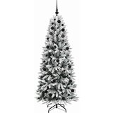 vidaXL Umestno božično drevo med 300 LED Bela 73 x 73 x 180 cm | Shoptok.si
