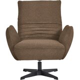 Dieter Knoll FOTELJ, svetlo rjava tekstil | Shoptok.si