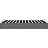  Otoman krevet Tamnosiva 153 x 203 cm Baršun - Tamnosiva 152 x 203 cm | shoptok.hr