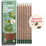  Olovke sa sjemenkama Sprout Ljubav koja raste (8 komada) Slike