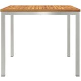  TrpezarijskiStol Smeđa 90 x 90 x 75 cm Čvrsto drvo akacije | shoptok.hr