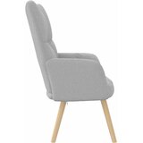  Stolica za opuštanje oblak siva tkanina | Shoptok.si