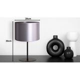  Duolla - Stona lampa CANNES 1xE14/15W/230V prečnik 20 cm srebrna/crna | Eponuda.com