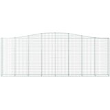  Lučne gabionske košare 9 kom 400x30x140/160cm pocinčano željezo | shoptok.hr