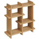 House Nordic Polica s više razina u dekoru hrasta u prirodnoj boji 40 cm Olsberg – | shoptok.hr
