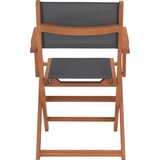 Ambia Garden ZLOŽLJIV VRTNI SEDEŽ akacija siva, naravne barve | Shoptok.si