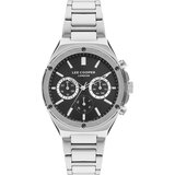 Lee Cooper Muški ručni sat, Kvarcni mehanizam, 44mm, Crno kućište, Srebrne boje, LC07845.350 | Eponuda.com