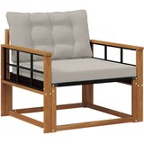  Set vanjskih sofa Čvrsto drvo akacije i Textilene Prirodna | shoptok.hr