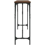  Konzolni stol boja smeđeg hrasta 200x29x75 cm konstruirano drvo | shoptok.hr