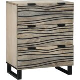 vidaXL Komode s ladicama Ostalo s pohranom 2 pcs Bijela 60 x 33,5 x 75 cm | shoptok.hr