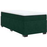 Box spring krevet s madracem tamnozeleni 100x200 cm baršunasti | shoptok.hr