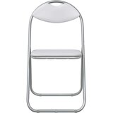  Sklopiva stolica 8 pcs Bijela i siva 48 x 43 5 x 81 cm - Bijela i siva 8 | shoptok.hr