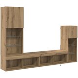 TV zidne jedinice 4 pcs Umjetnički hrast Konstruirano drvo | Eponuda.ba