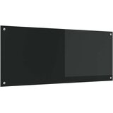  Kuhinjski zid Crna 120 x 50 cm Staklo otporno na udarce | shoptok.hr