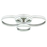 Globo 67377-90 - LED prigušiva plafonska svetiljka FRANCINE LED/90W/230V srebrna+daljinski upravljač | Eponuda.com