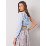 RUE PARIS Blouse-341-BZ-5267.04-light blue | Shoptok.si