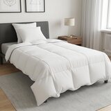  Zimski pokrivač set 3 kom. Bijela Bambusovo vlakno 135 x 220 cm | Shoptok.si