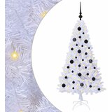  Umjetno božićno drvce Bijela 150 cm PVC i čelik | shoptok.hr