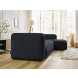 Bobochic Paris Tamno plava kutna garnitura od bouclé tkanine (s desnim kutom) Zephyr – | shoptok.hr
