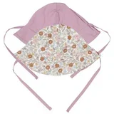 obojestranski klobuček z uv zaščito vintage little flowers