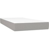 vidaXL Madrac s džepičastim oprugama srednje tvrdoće svjetlosivi 100x203x20 cm bračni - Svjetlosiva 100 x 203 cm 1 Cijene