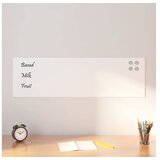 vidaXL magnetna tabla, 100x30 cm, bela, 1 kos | Shoptok.si