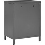  Noćni ormarići 2 kom antracit 40x30x54,5 cm od čelika i stakla | shoptok.hr