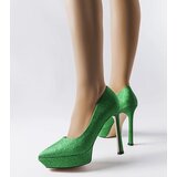 Gemre Green Glitter Proulx Stilettos | Shoptok.si