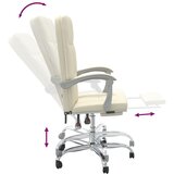 Uredski naslonjač od umjetne kože krem | shoptok.hr