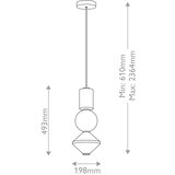  VISEČA LED-SVETILKA Alora Mood 20 W 1900 lm 3000 K 230 V | Shoptok.si