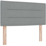 Box spring krevet Svijetlo siva 120 x 200 cm tkanina - Svjetlosiva 120 x 200 cm Dizajn linija | shoptok.hr