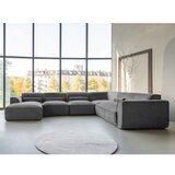 Miuform siva kotna sedežna garnitura (desni kot/v obliki črke "u") flex felix | Shoptok.si