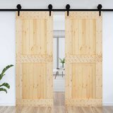  Vrata NARVIK Naravna 90 x 210 cm Masiven borov les, (5000215420) | Shoptok.si