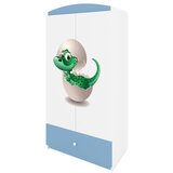 HAPPYKIDS Garderobni ormar Dreamy mali dinosaur Plava Cijene