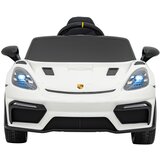  Licencirani auto na akumulator Porsche 718 - bijeli/lakirani | shoptok.hr