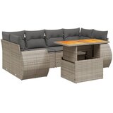  7-dijelni set vrtnih sofa sivi od poliratana | shoptok.hr
