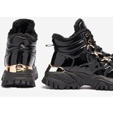 Resti Black women's sporty winter boots a'la trappers Mertika - Footwear | ePonuda.com