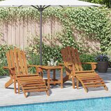  Vrtne stolice Adirondack s osloncem za noge 2 kom drvo bagrema | shoptok.hr