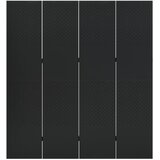  Sobne pregrade s 4 panela 2 kom crne 160 x 180 cm čelične | Shoptok.si