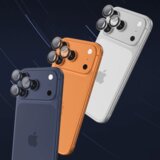 Benks kaljeno staklo DR Sapphire zaštita za kameru za iPhone 17 Pro/17 Pro Max (3 komada leća) plava | shoptok.hr